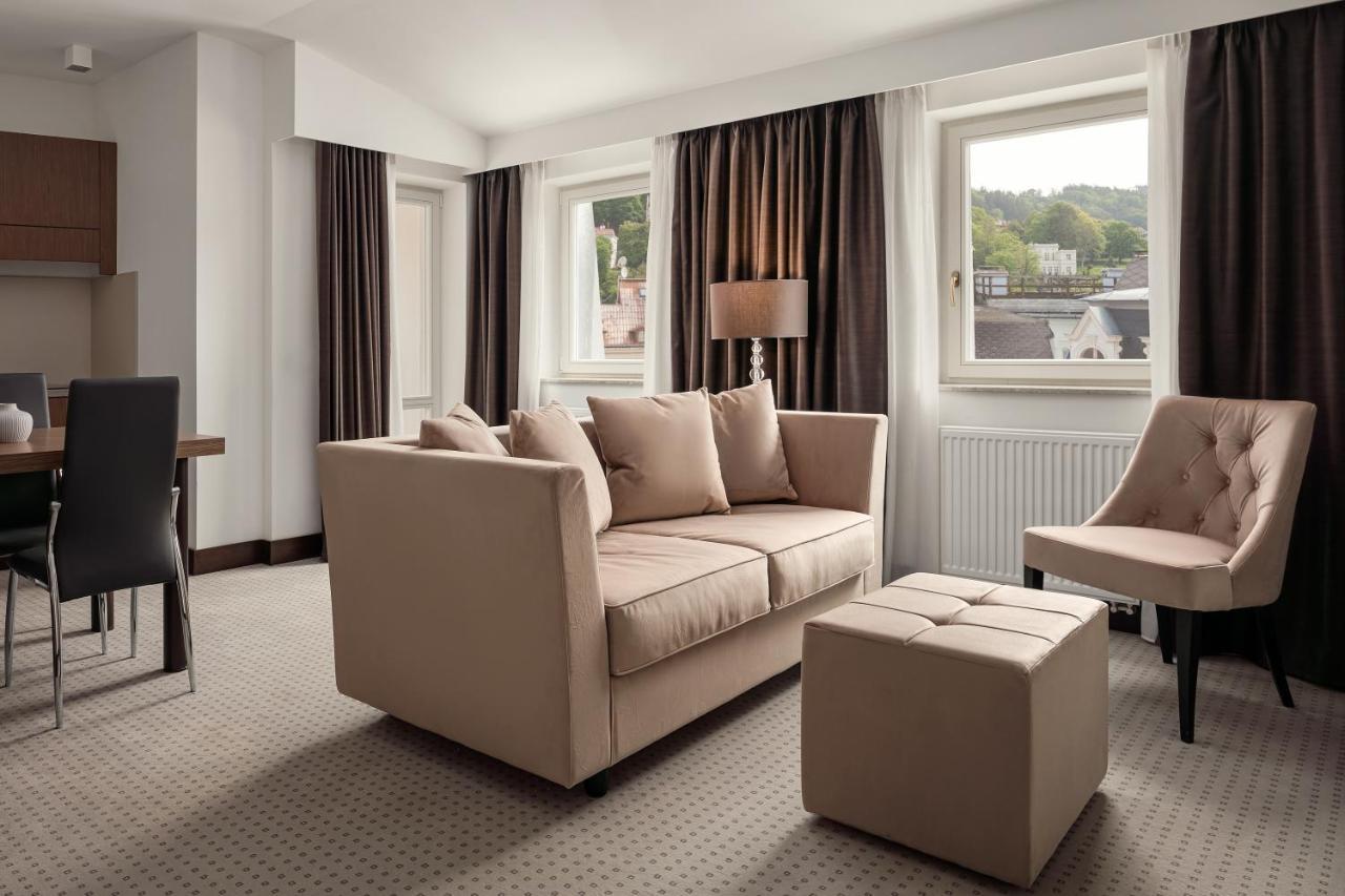 Boutique Hotel Saxonia Karlovy Vary Luaran gambar